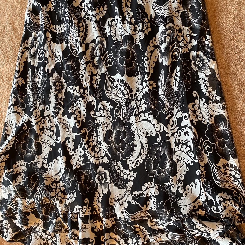 Black & White Pattern Skirt
